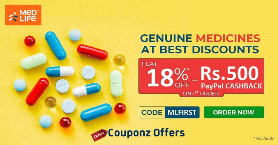 medlife paypal Offer today